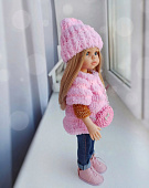 Шубка с шапкой для куклы Paola Reina, 32 см